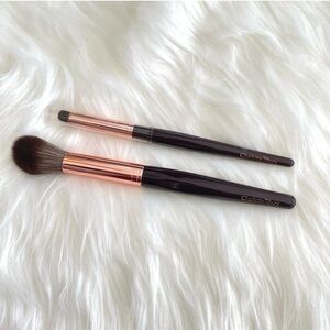 Charlotte Tilbury Dual Brush Set - Black and Rose Gold